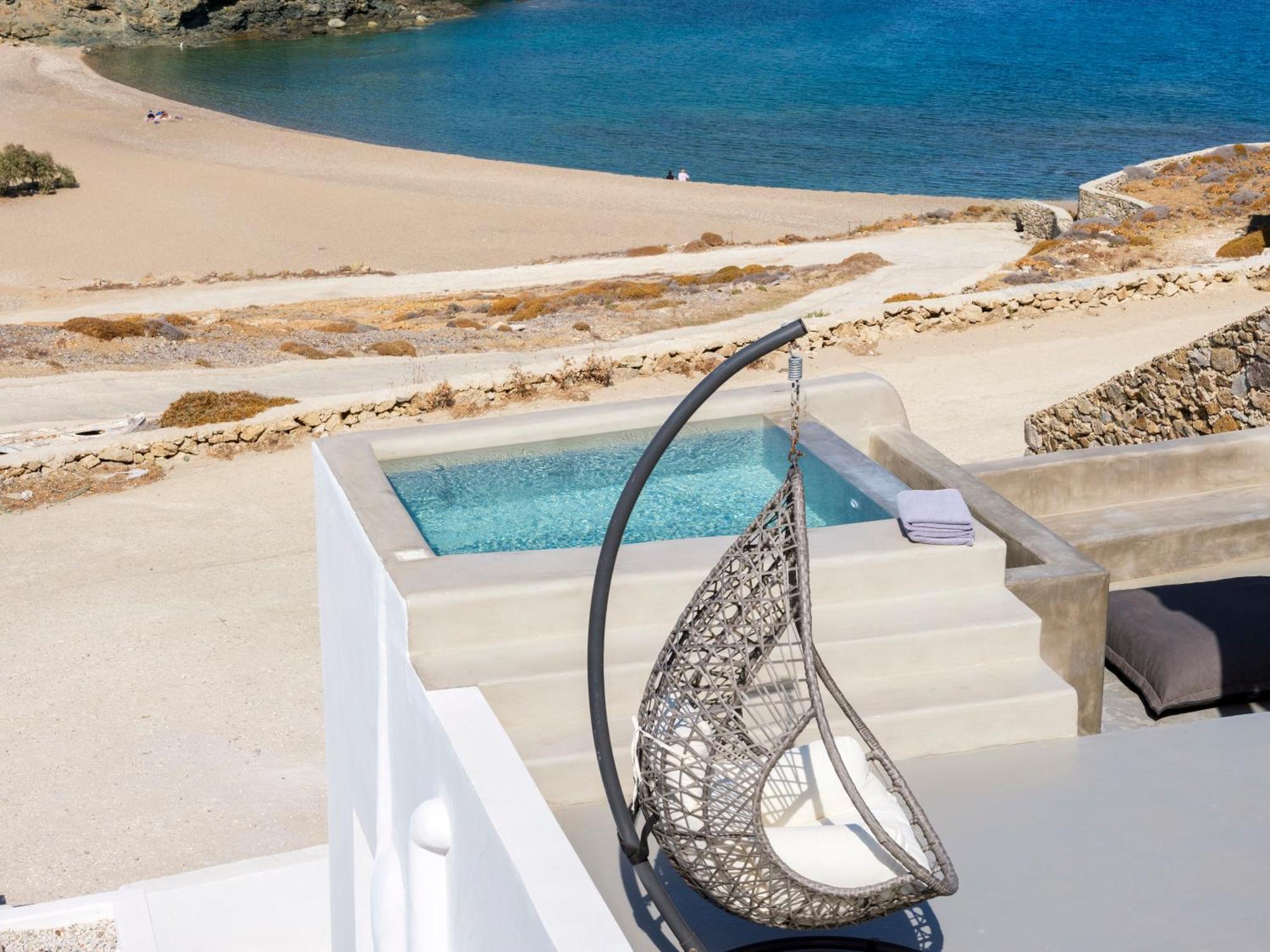 Mykonos Residence Villas & Suites Merchia Beach Exterior photo