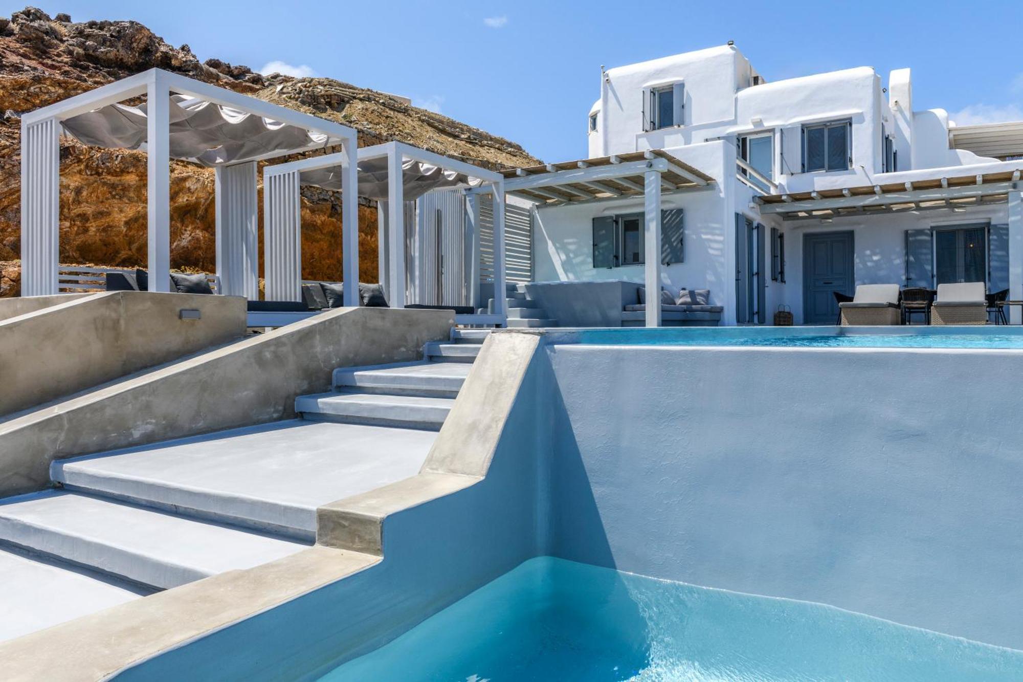 Mykonos Residence Villas & Suites Merchia Beach Exterior photo