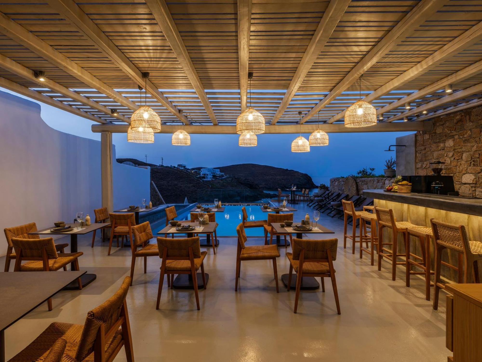 Mykonos Residence Villas & Suites Merchia Beach Exterior photo