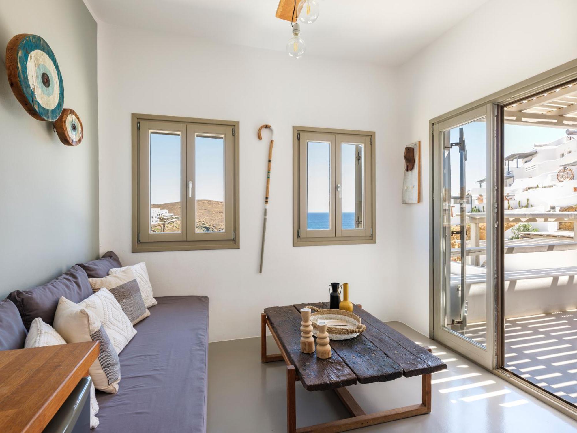 Mykonos Residence Villas & Suites Merchia Beach Exterior photo