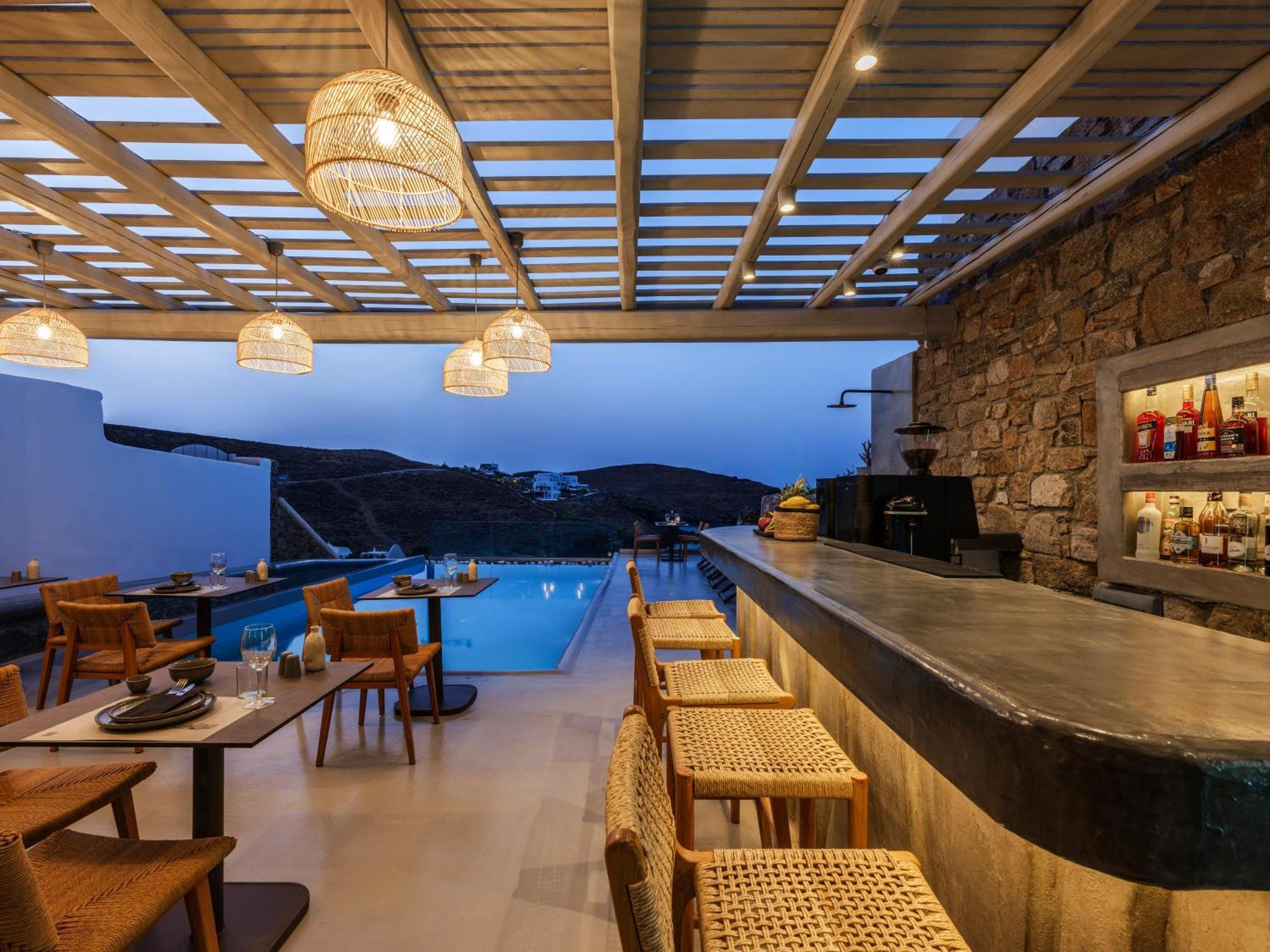Mykonos Residence Villas & Suites Merchia Beach Exterior photo